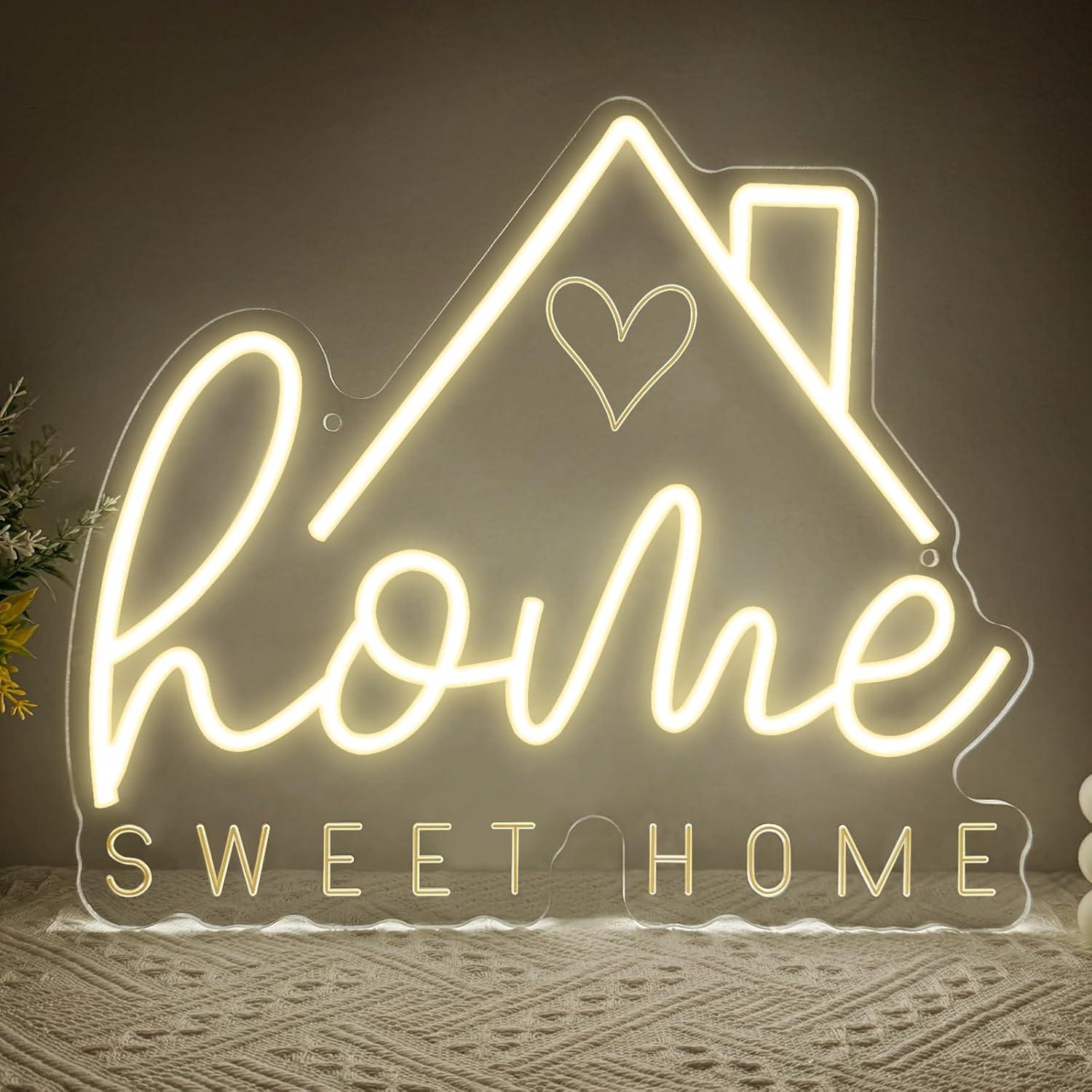 Lighting Decoration For Home - Insegna al Neon 'Sweet Home' con