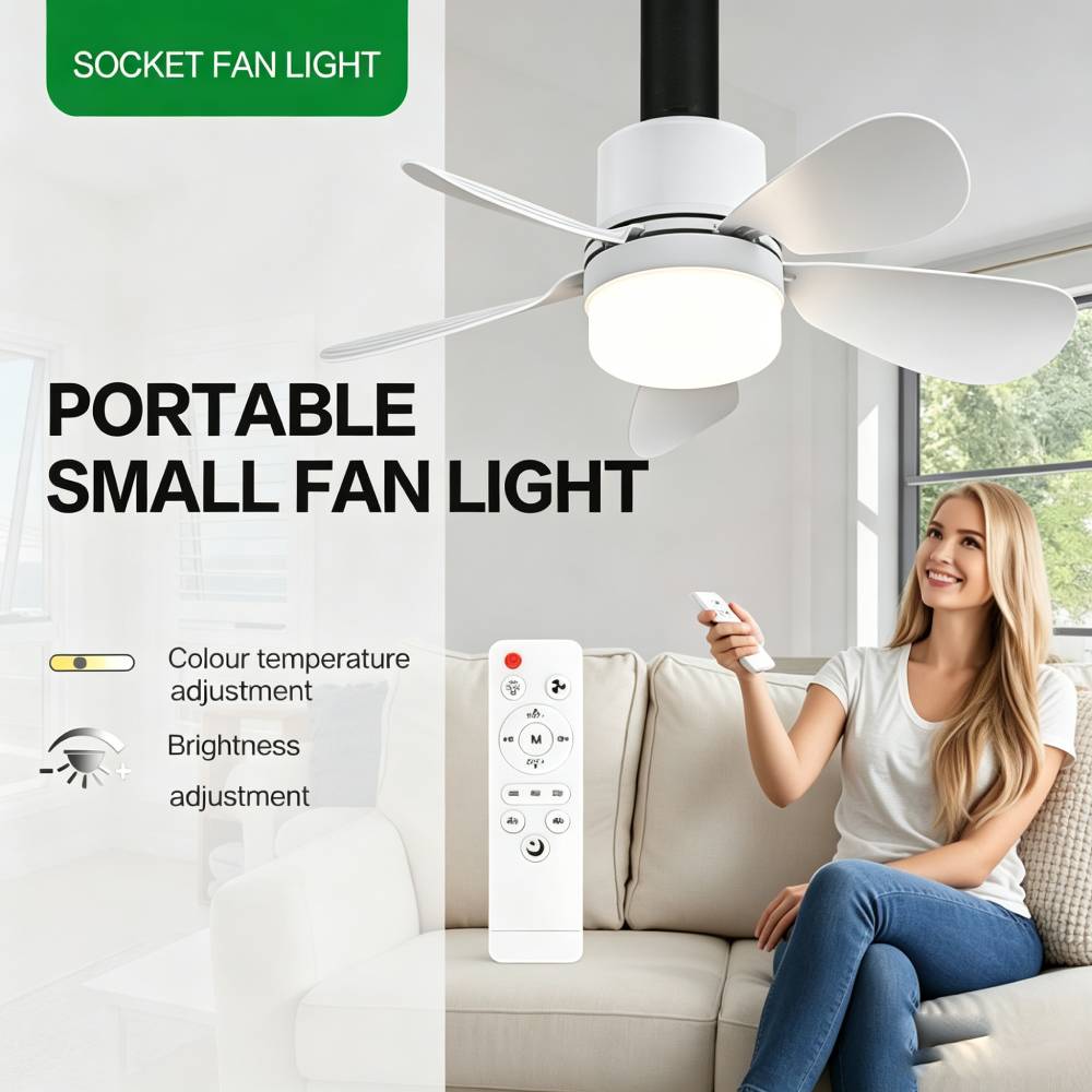 Lighting Decoration For Home - Ventilatore da soffitto con luce e