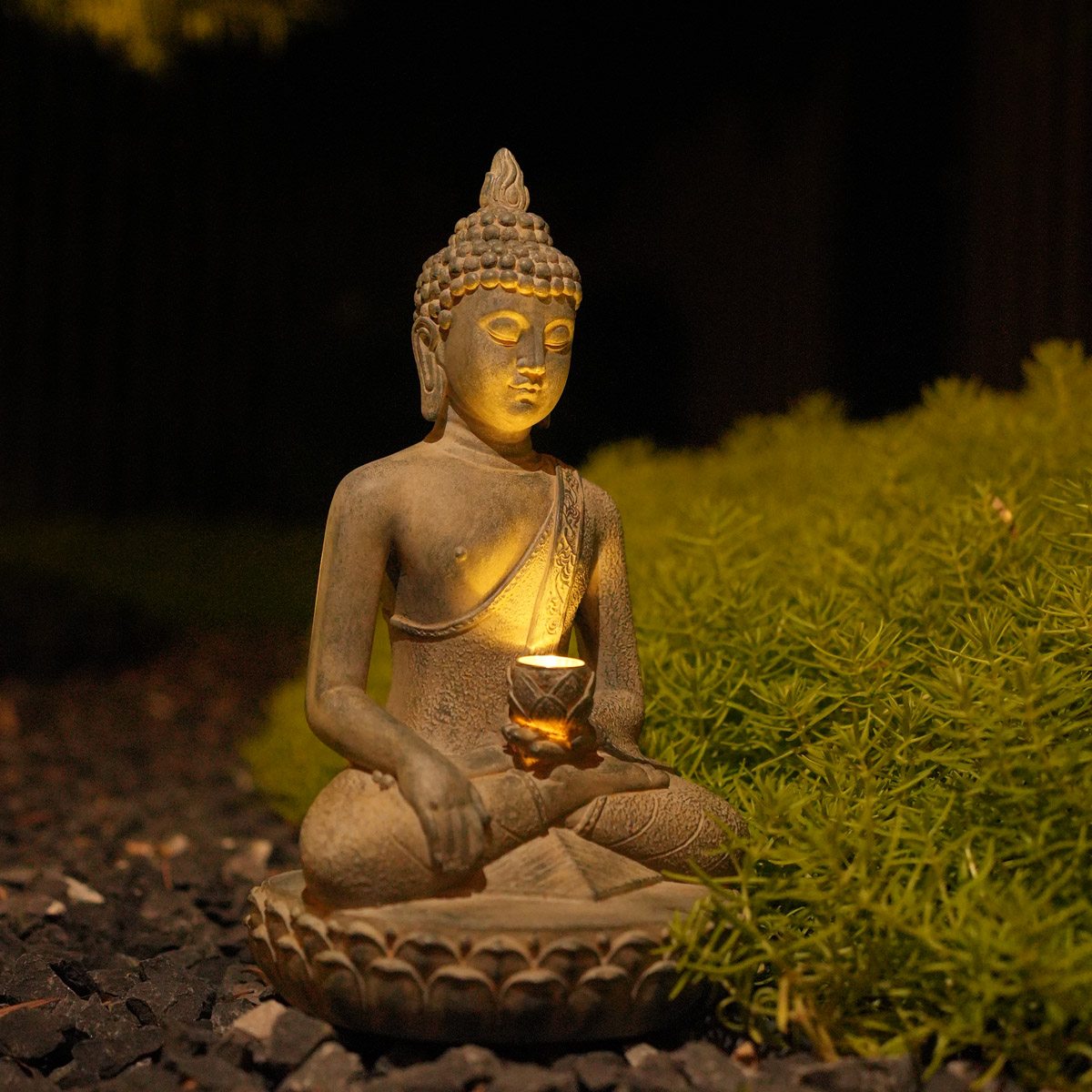 Decor Lighting India - Statua di Buddha Ispirata allo Zen