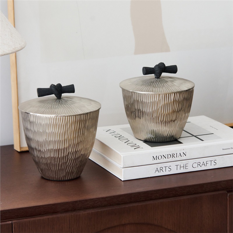 Decor Lighting India - Vaso portaoggetti indiano di lusso leggero
