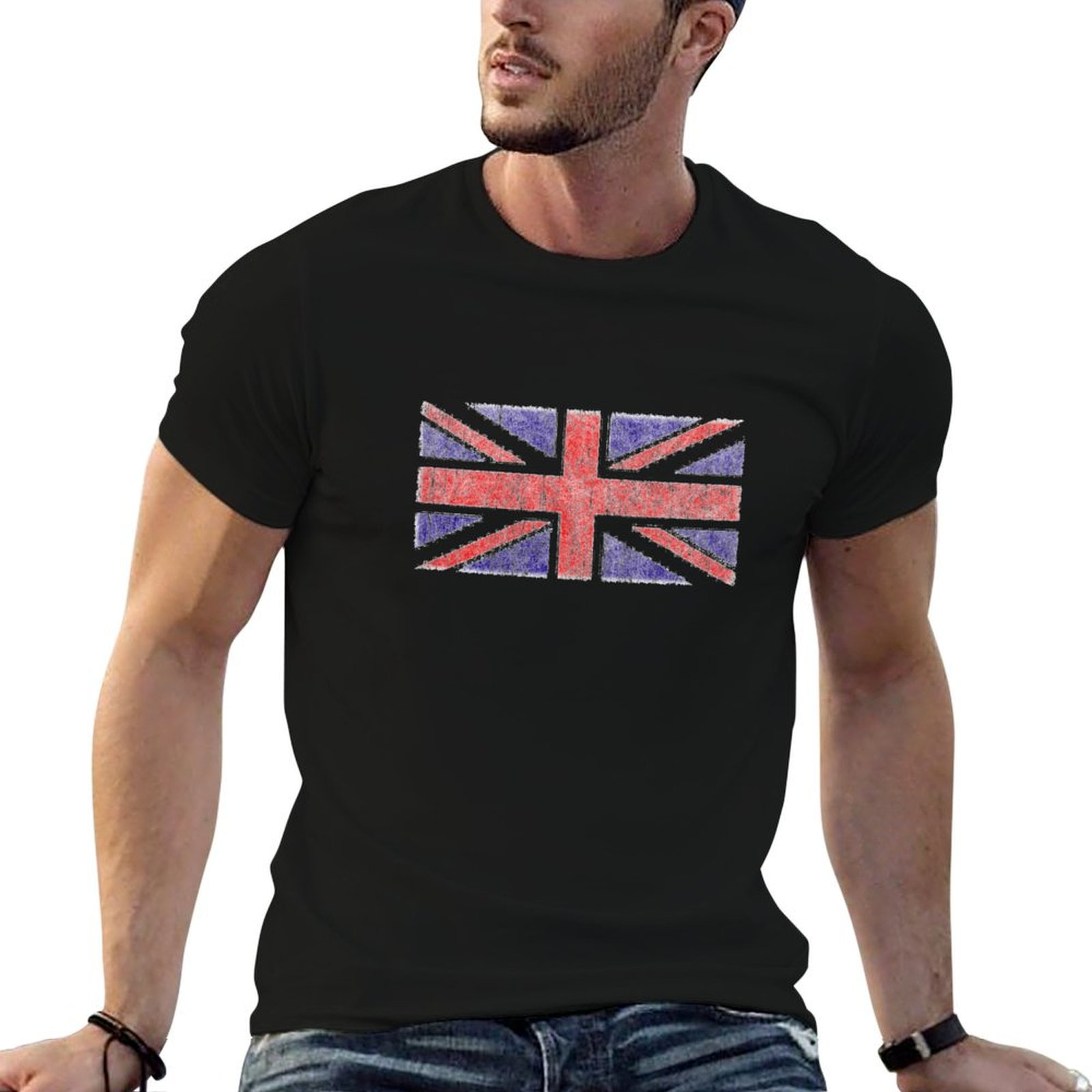 Union Lighting & Decor Collabs - T-shirt vintage con bandiera Union Jack