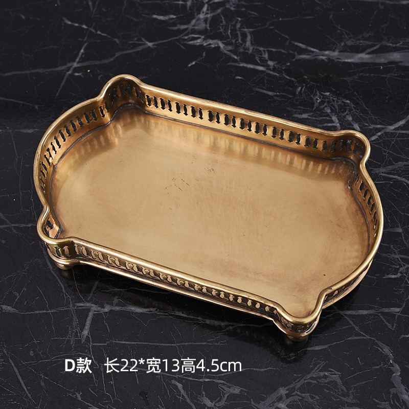 Decor Lighting India - Vassoio decorativo in ottone importato dall'India,