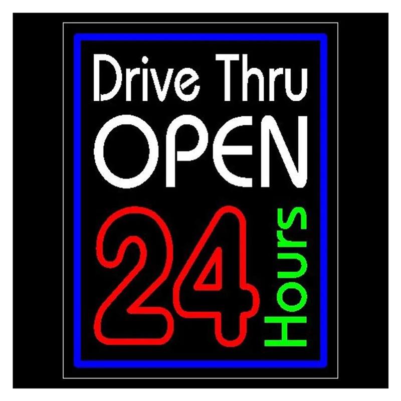 Decor Lighting Opening Hours - Insegna luminosa al neon dimmerabile per