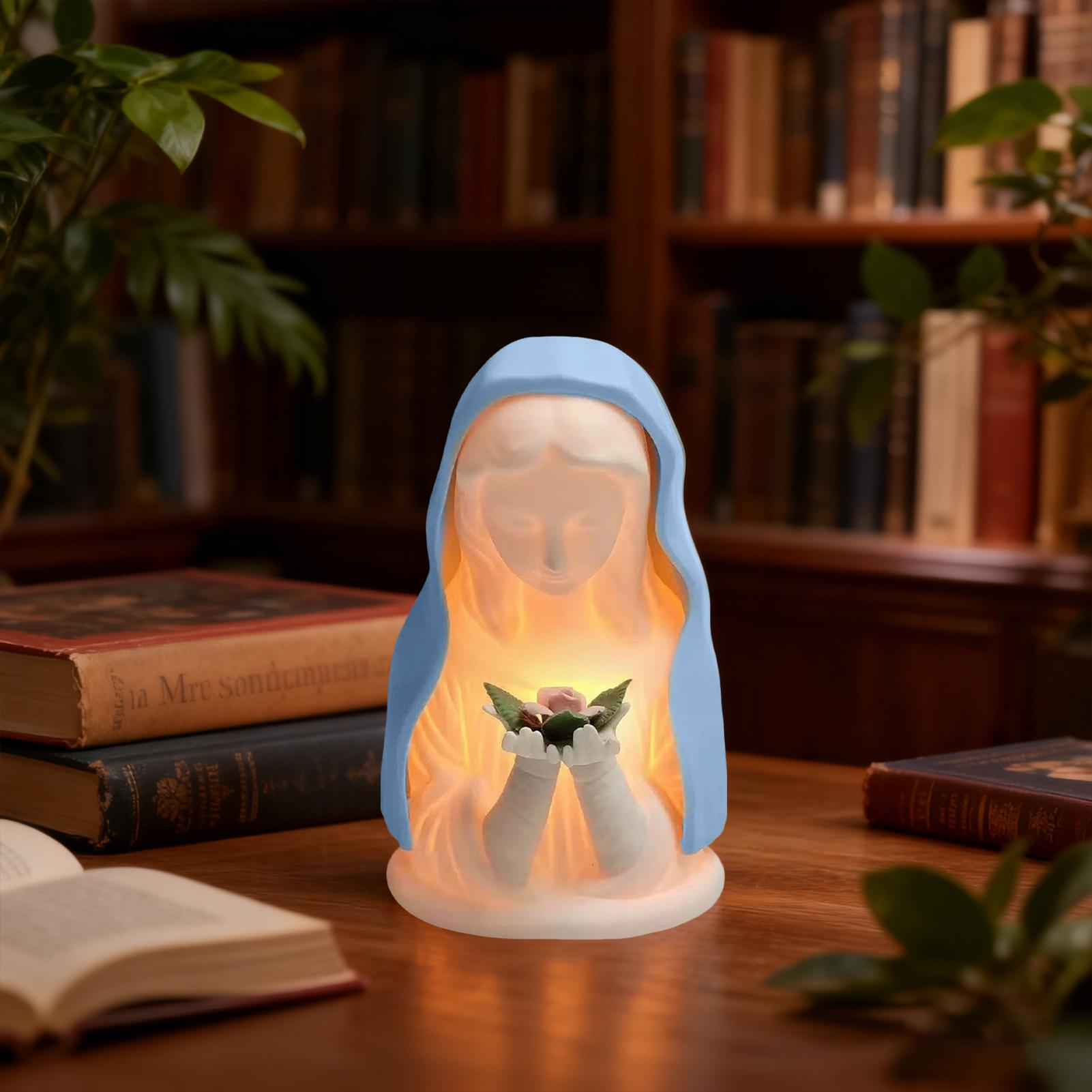 Decor Lighting India - Lampada della Vergine Maria con Luce