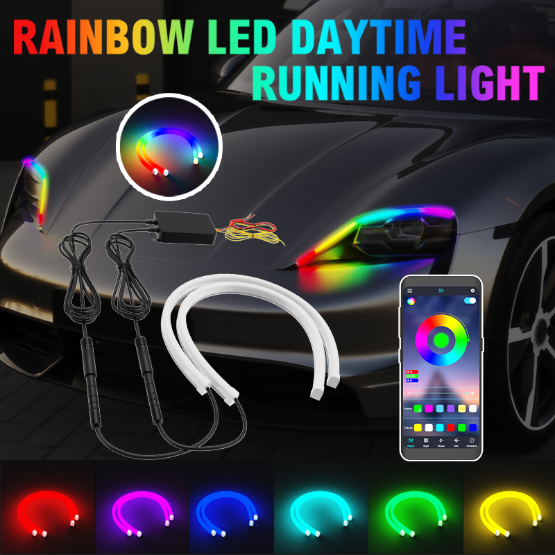 Lighting Bolt Decor - 2 Pezzi Luci Diurne a LED