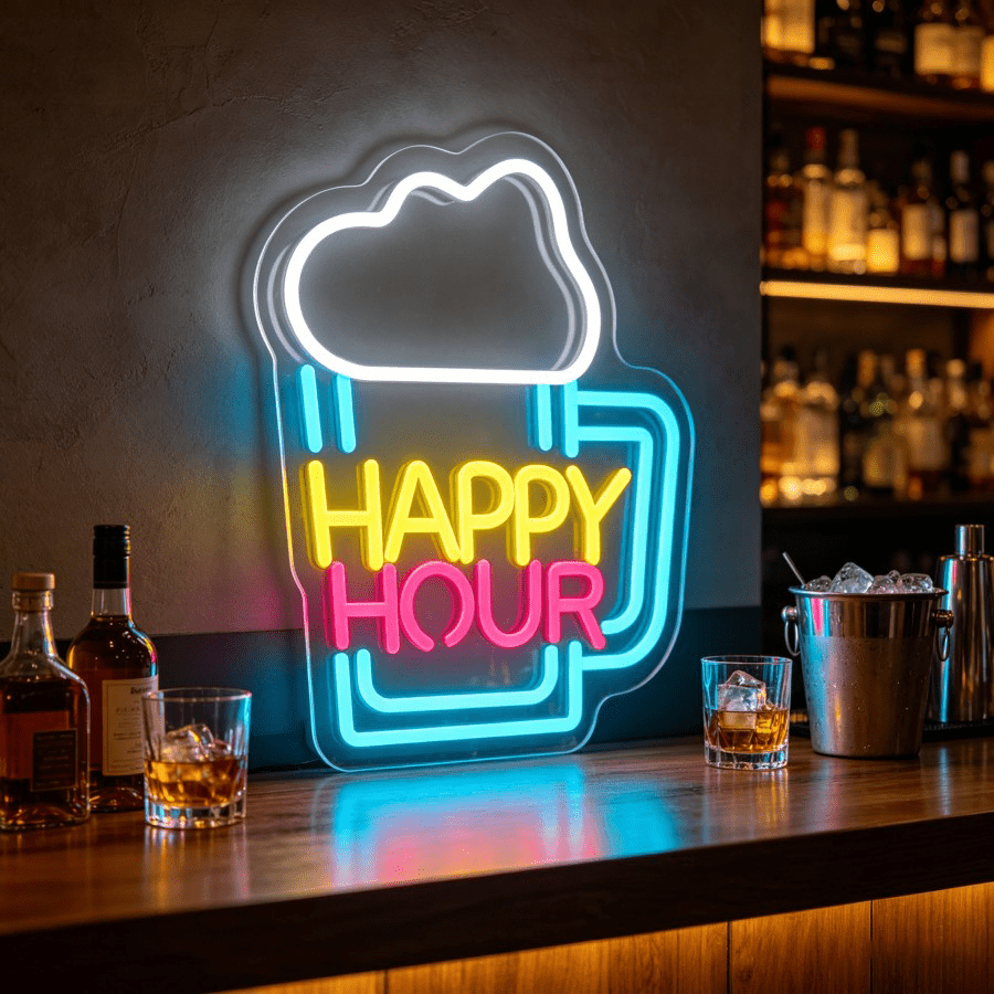 Decor Lighting Opening Hours - Lampada da Parete LED a Forma