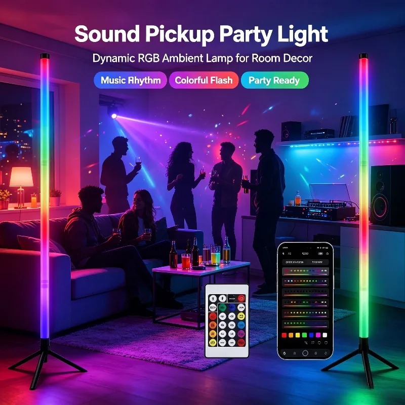 Lighting Decoration For Home - 2 Pezzi Lampada da Terra RGB