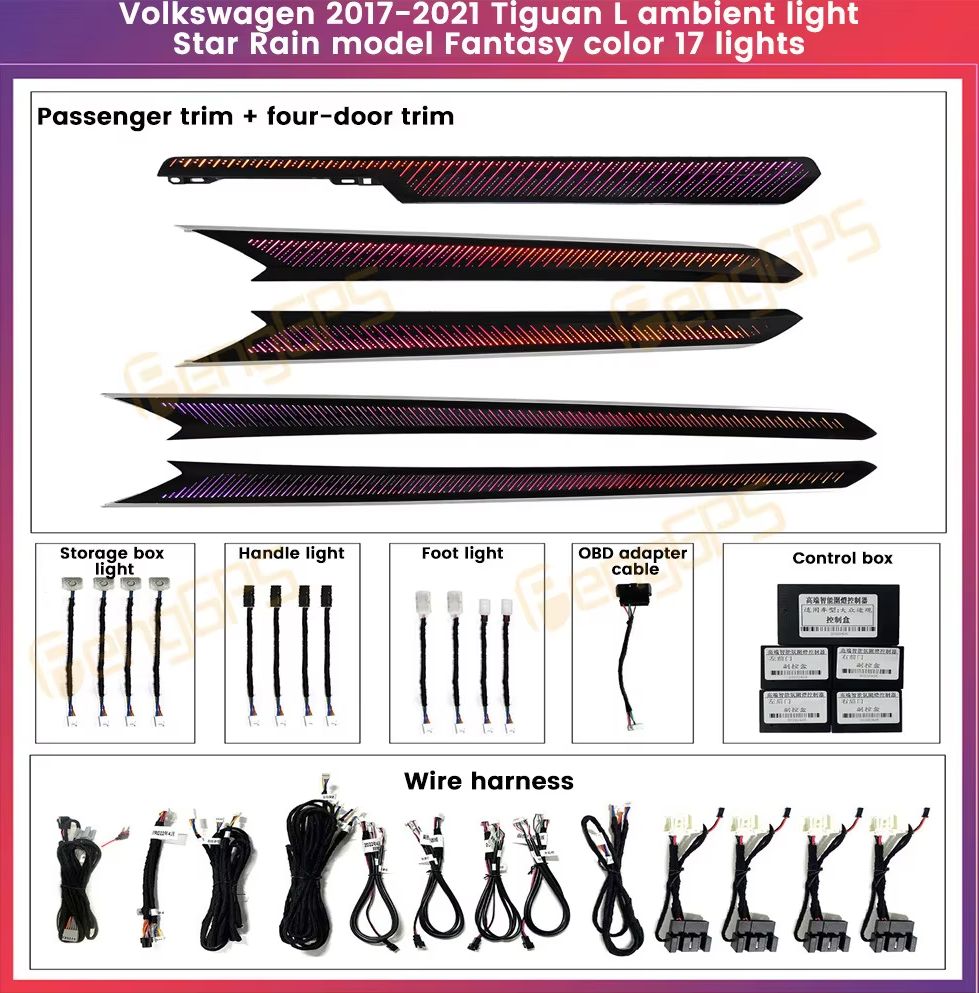 Decor Lighting India - Auto Luce Ambientale Cruscotto Display Per