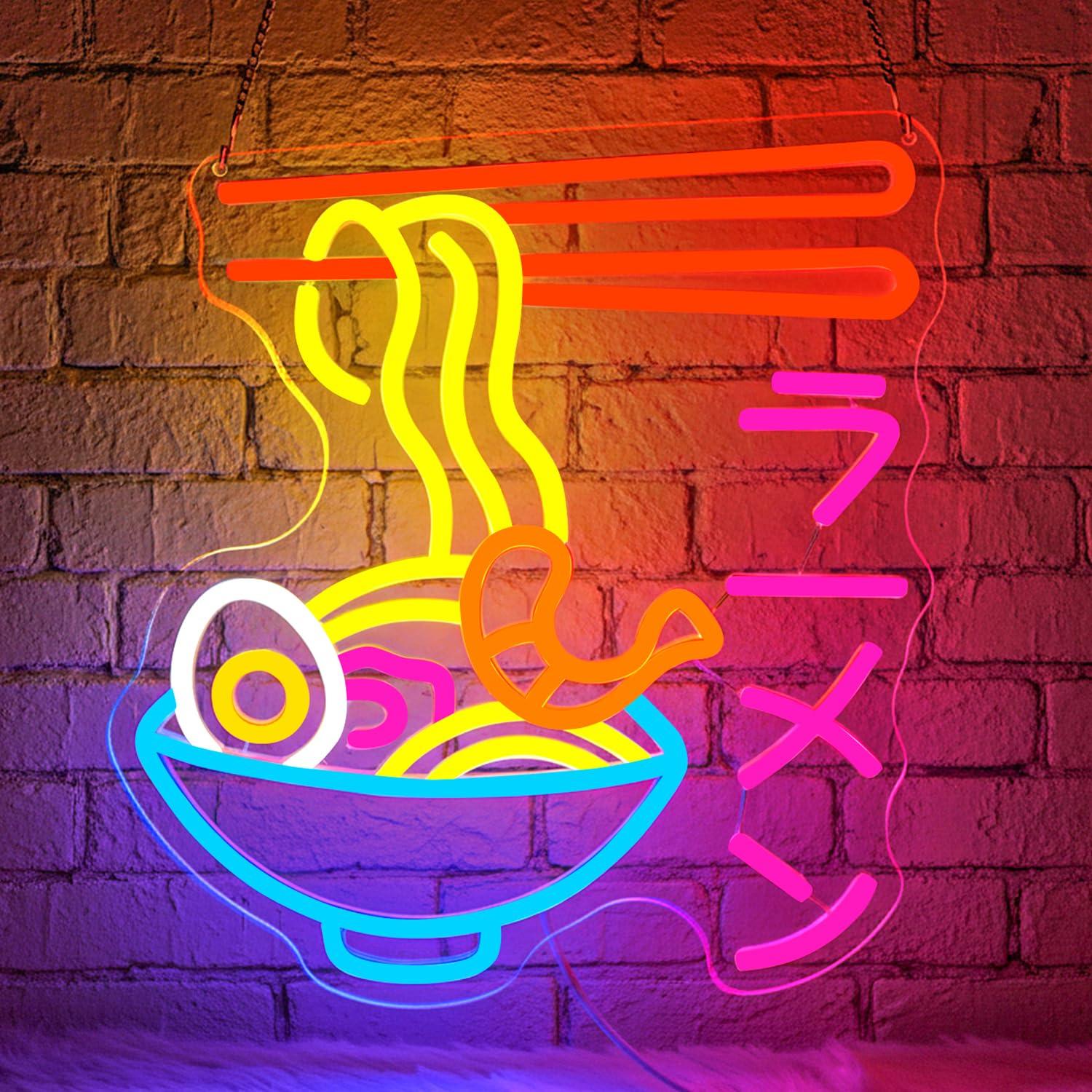 Lighting Decor For Room - Insegna al Neon LED per Ramen,