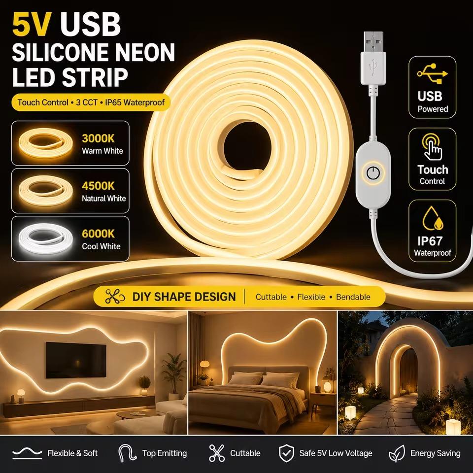 Striscia LED USB in Silicone F - Lighting Bolt Decor recensione e prezzo