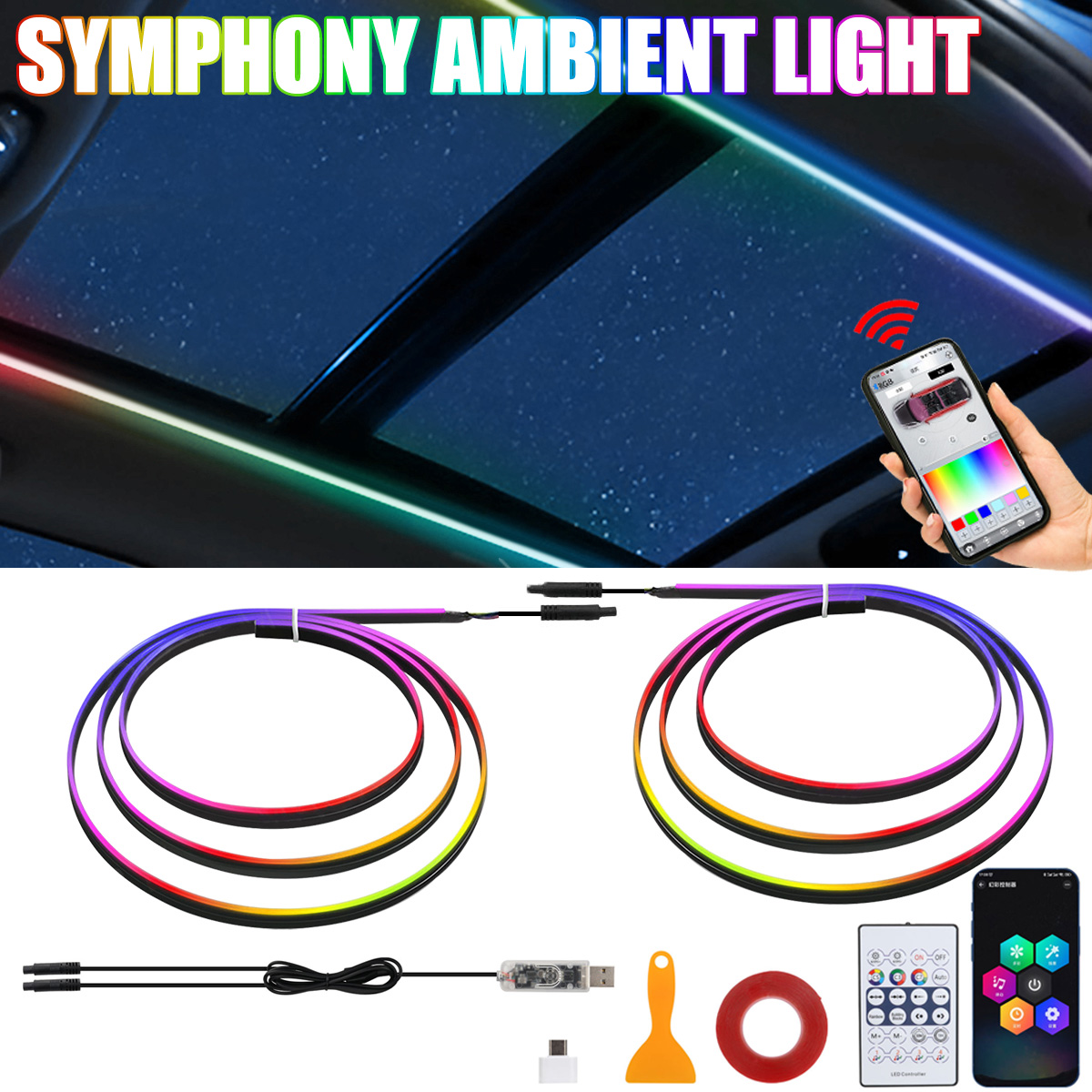 Lucernario a LED Luci ambienta - Lighting Bolt Decor recensione e prezzo