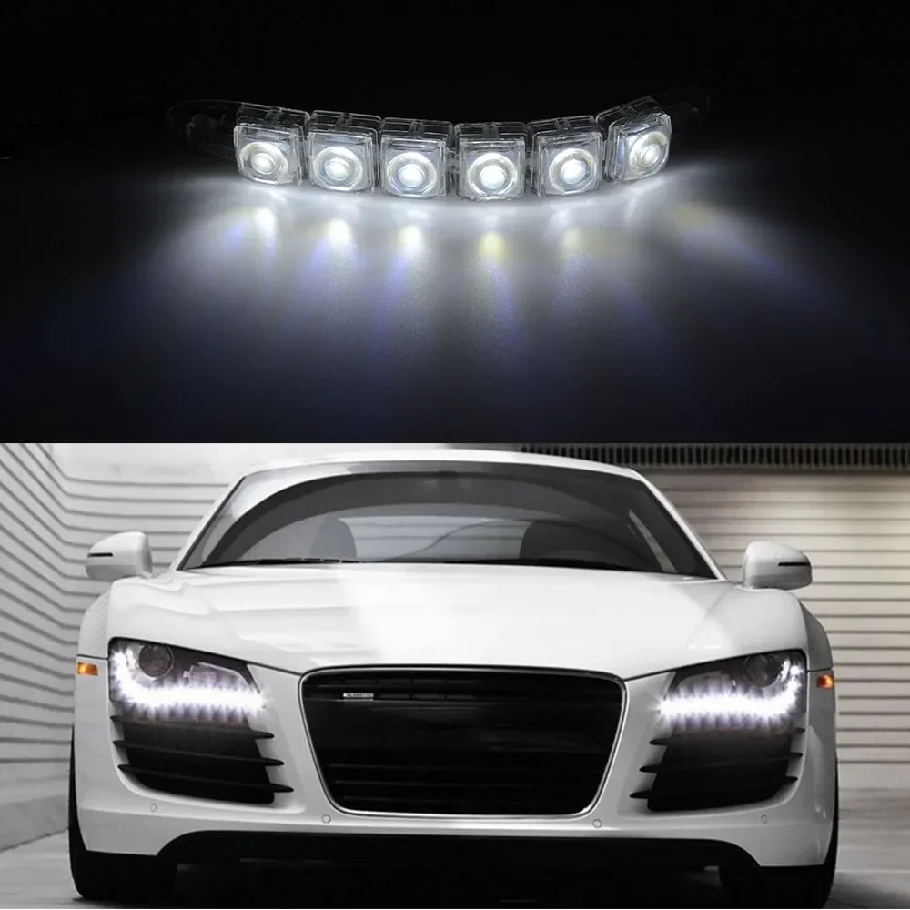 2PCS LED impermeabile DRL Ligh - Lighting Bolt Decor recensione e prezzo