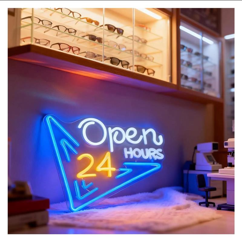 Insegna al neon aperta 24 ore  - Decor Lighting Opening Hours recensione e prezzo