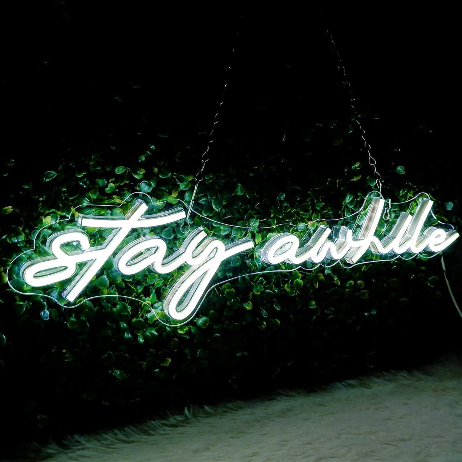 Insegne al Neon 'Stay Awhile'  - Lighting Decoration For Home recensione e prezzo