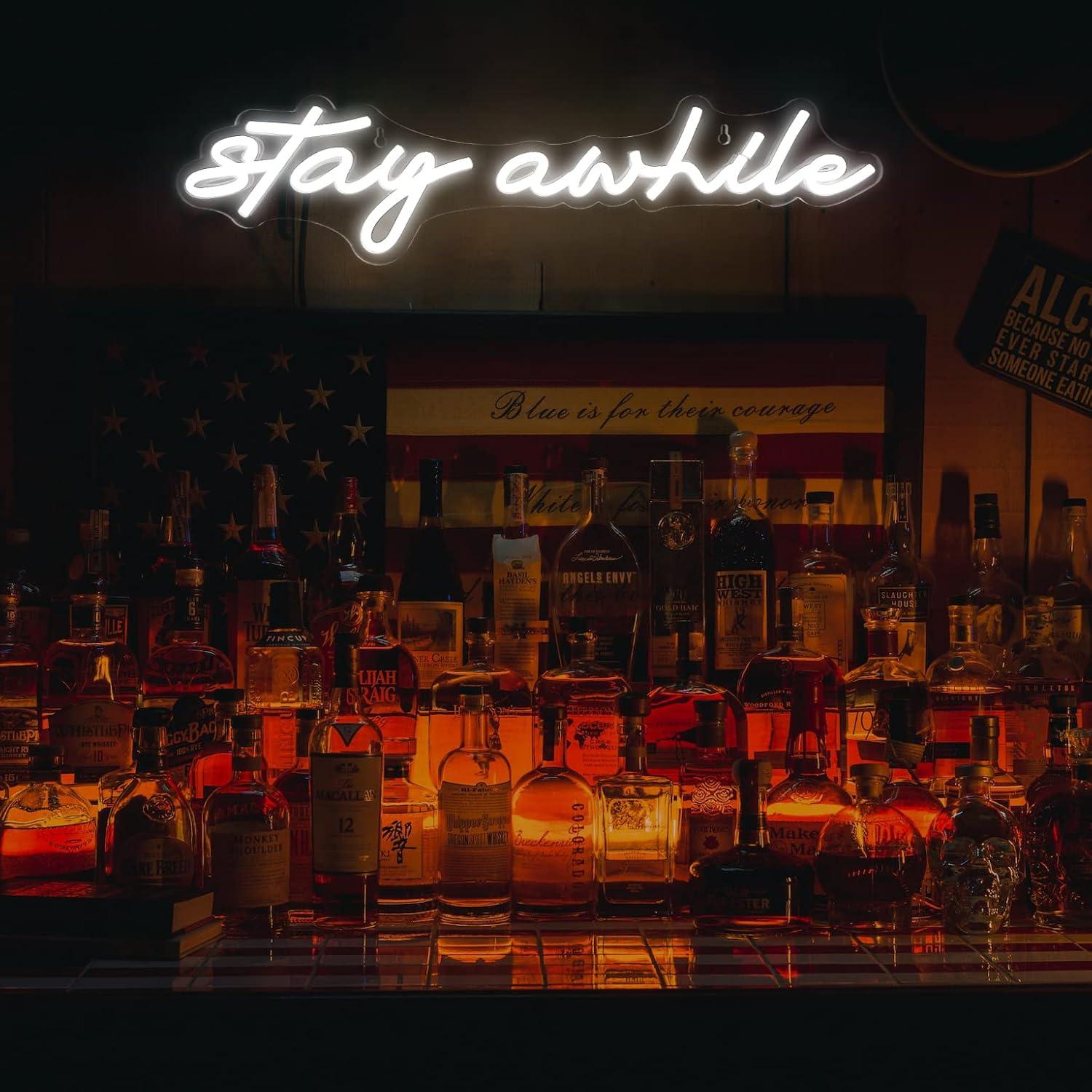 Insegne al Neon 'Stay Awhile'  - Lighting Decoration For Home recensione e prezzo
