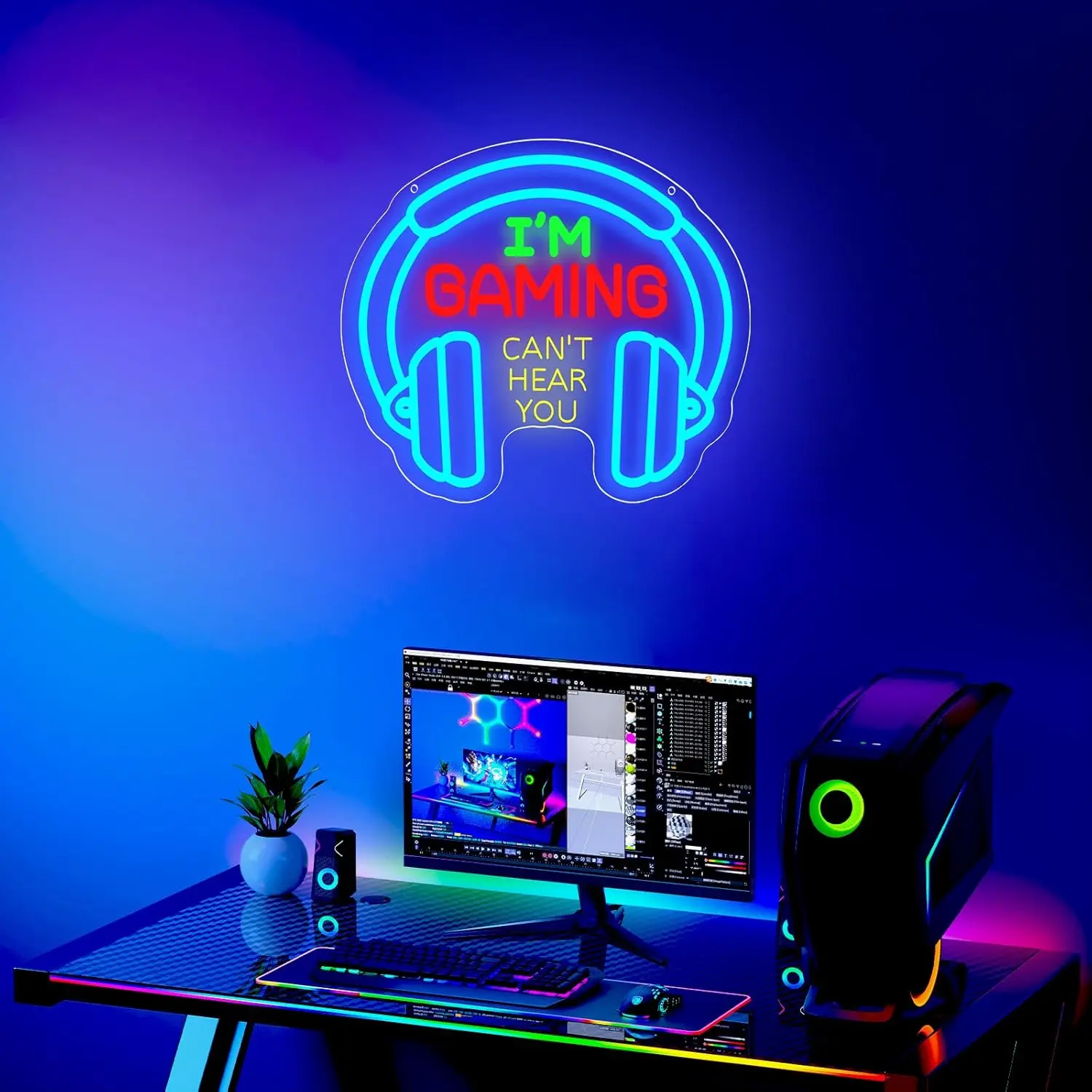 Insegna al Neon LED USB 'I'M G - Lighting Decor For Room recensione e prezzo