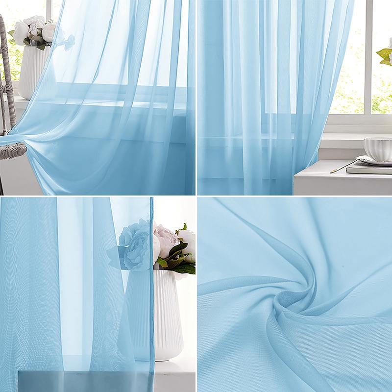 Tenda Trasparente in Voile Azz - Lighting Decoration Ideas recensione e prezzo