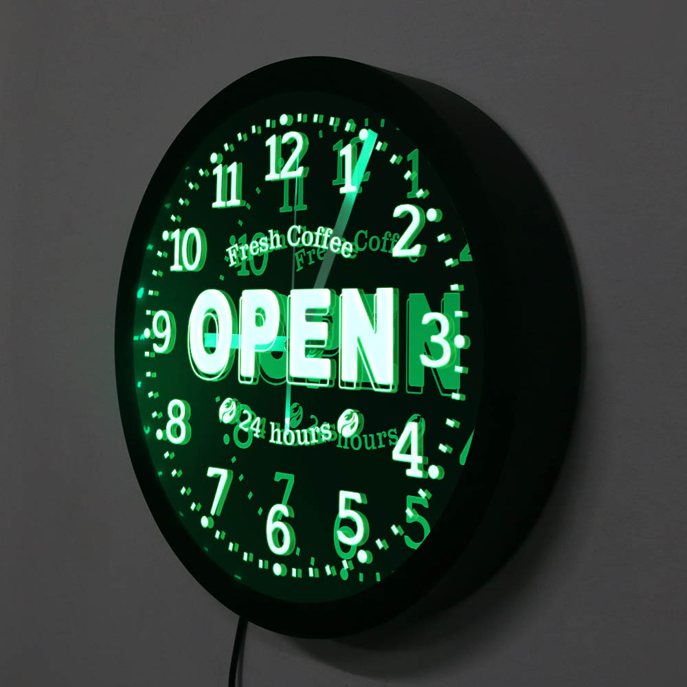 Caffè fresco aperto 24 ore LED - Decor Lighting Opening Hours recensione e prezzo