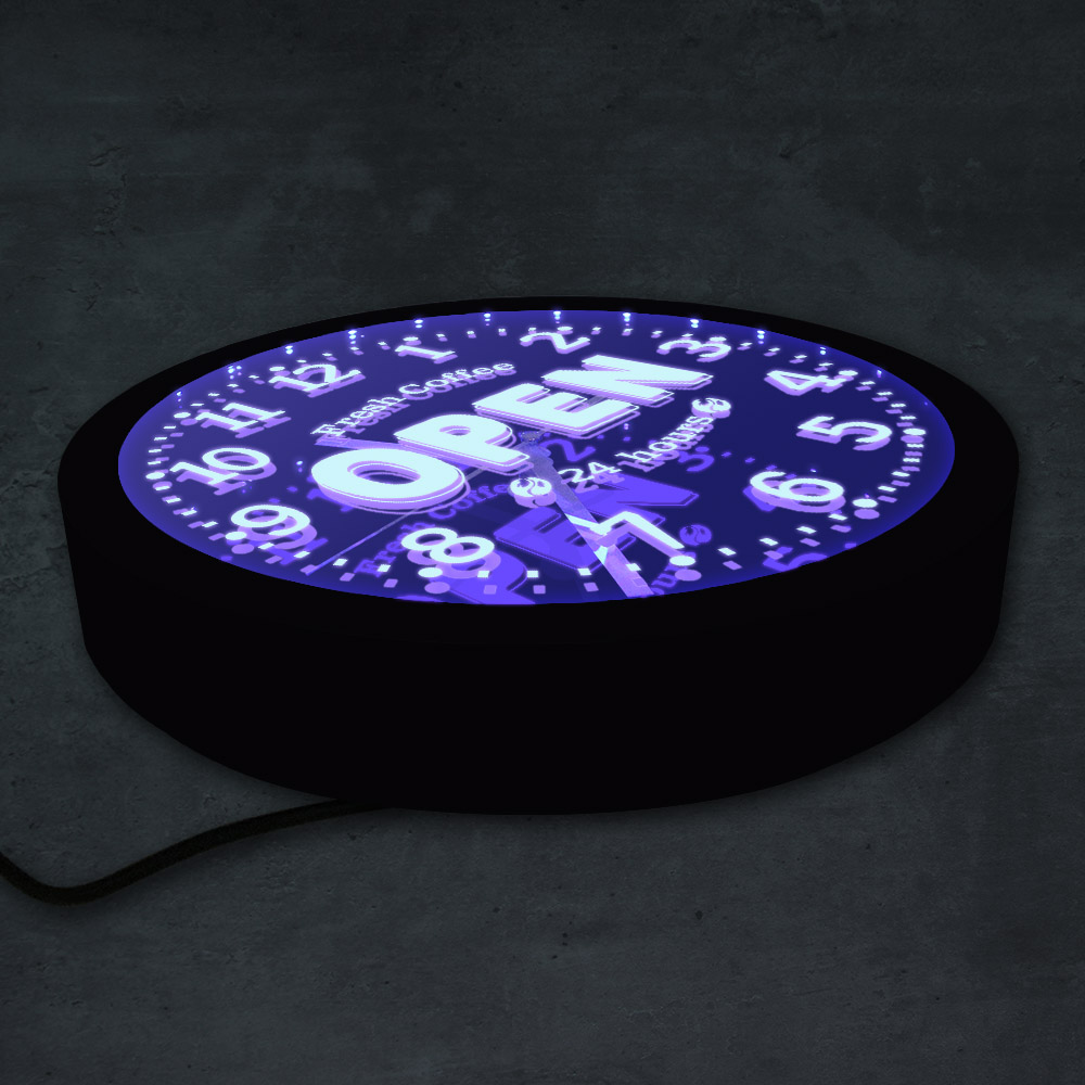 Caffè fresco aperto 24 ore LED - Decor Lighting Opening Hours recensione e prezzo