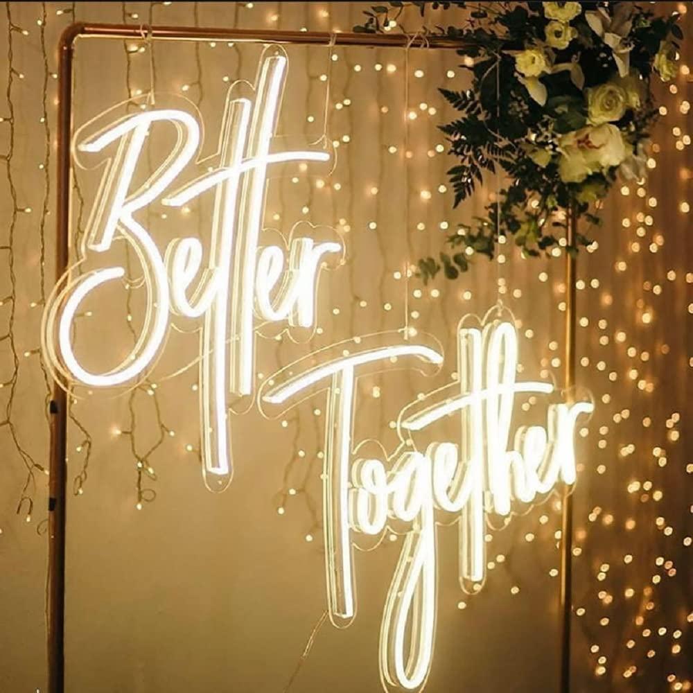 Insegna al Neon 'Better Togeth - Lighting Decor For Room recensione e prezzo