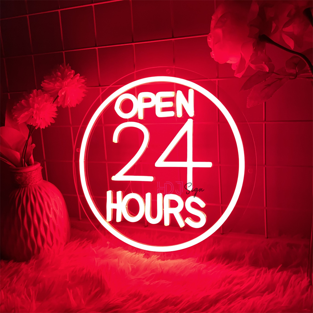 Insegne al neon a LED aperte 2 - Decor Lighting Opening Hours recensione e prezzo