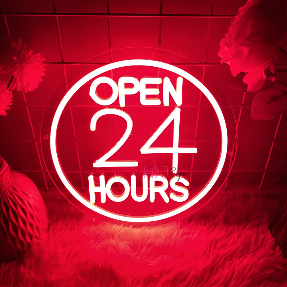 Insegne al neon a LED aperte 2 - Decor Lighting Opening Hours recensione e prezzo
