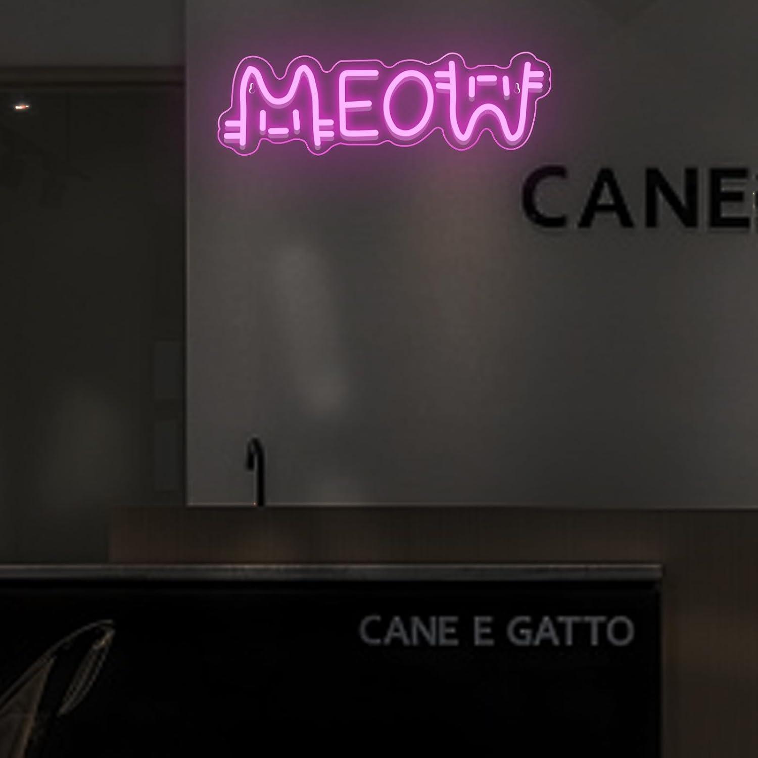 Insegna al Neon a Forma di Gat - Lighting Decoration For Home recensione e prezzo