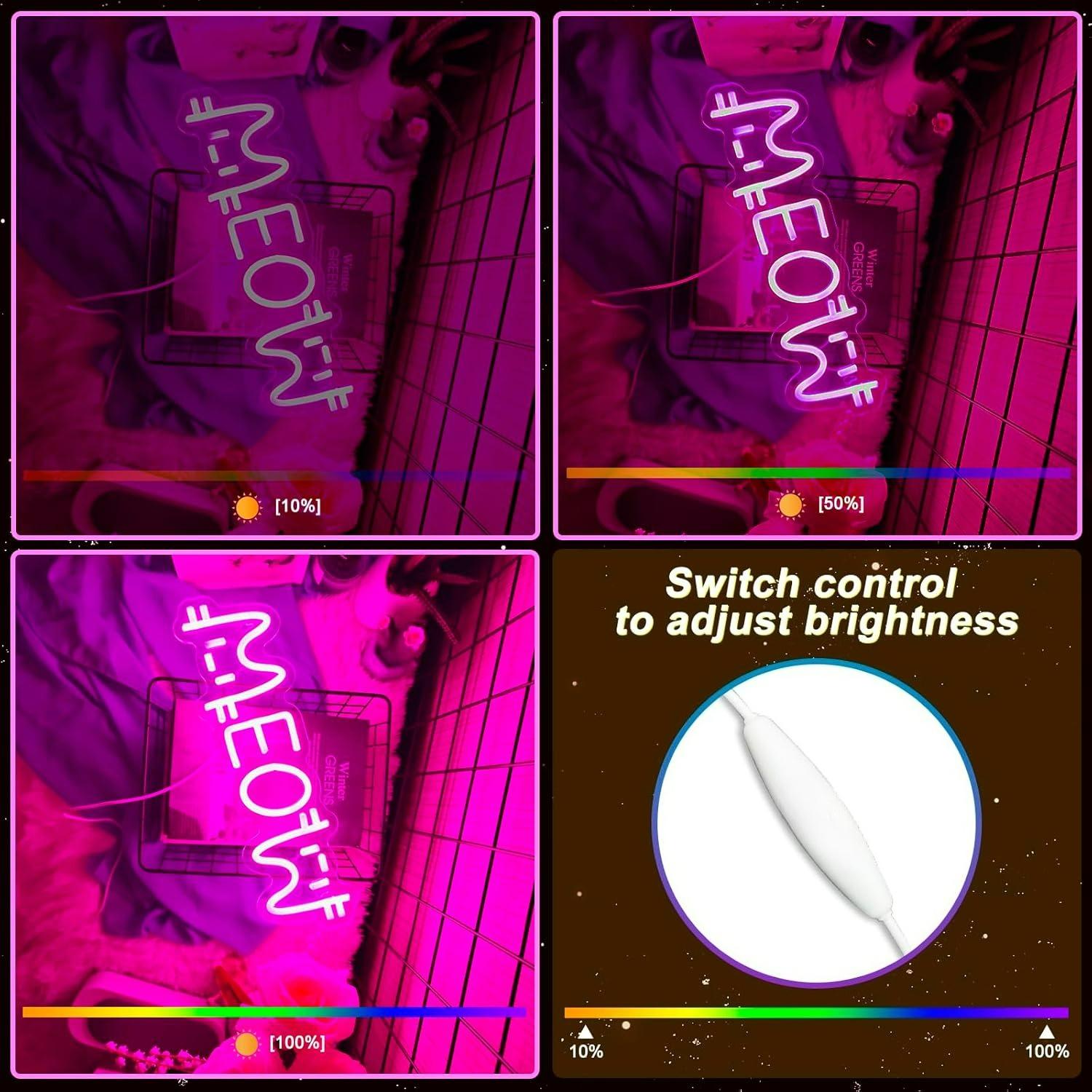 Insegna al Neon a Forma di Gat - Lighting Decoration For Home recensione e prezzo