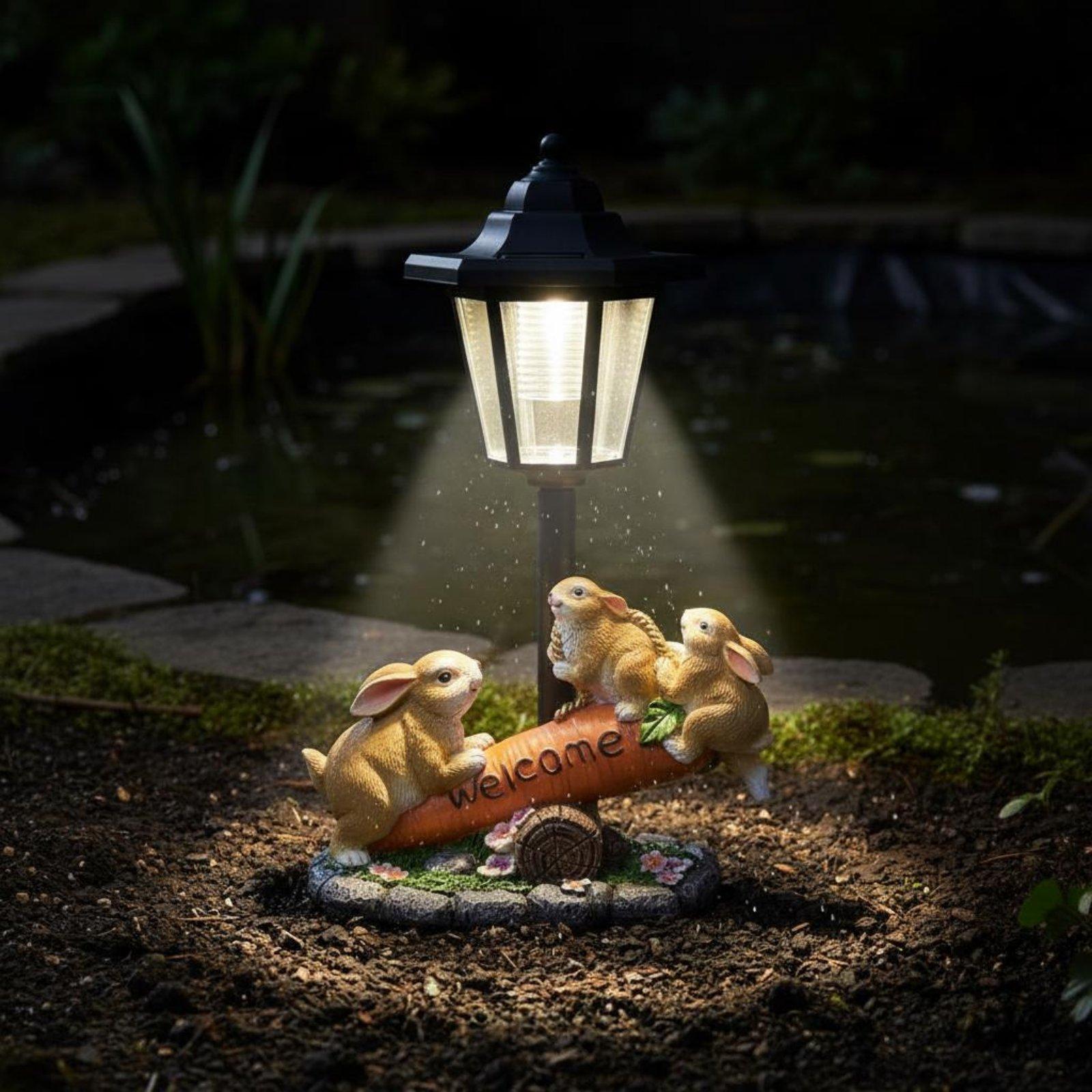 Statua di Coniglio Solare Deco - Lighting Decoration Ideas recensione e prezzo