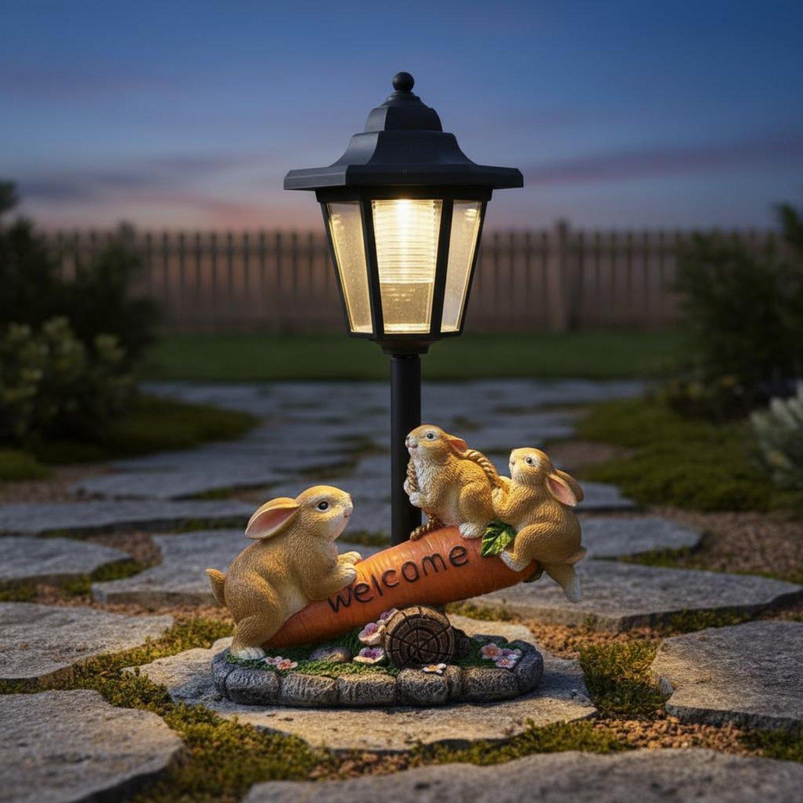 Statua di Coniglio Solare Deco - Lighting Decoration Ideas recensione e prezzo