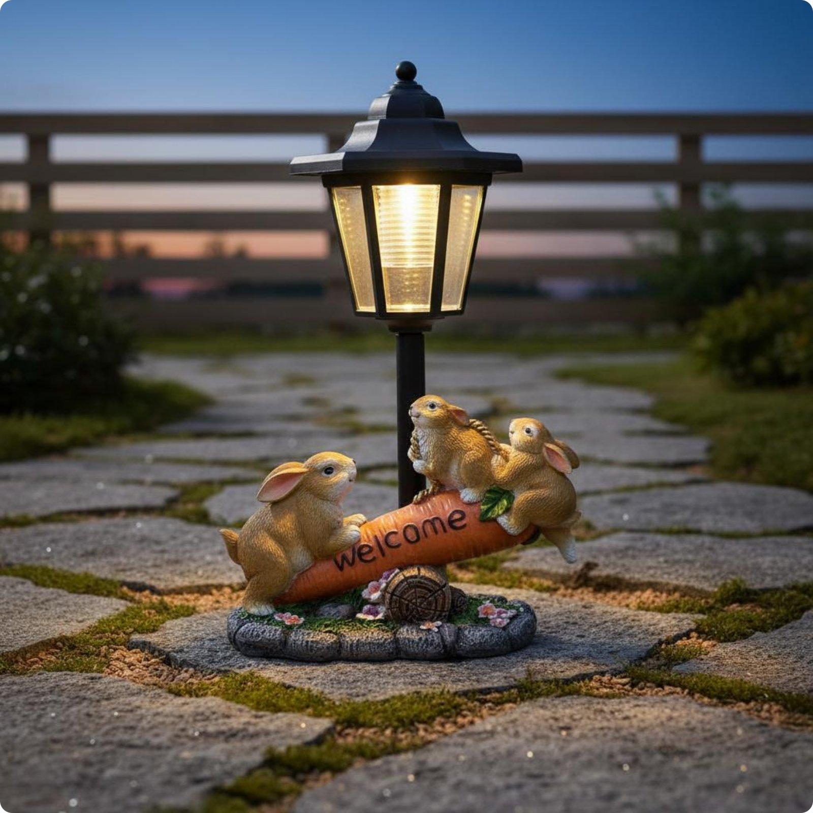 Statua di Coniglio Solare Deco - Lighting Decoration Ideas recensione e prezzo