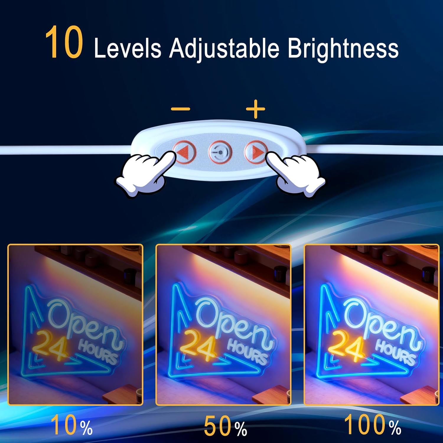 Insegna al Neon LED Aperta 24  - Decor Lighting Opening Hours recensione e prezzo
