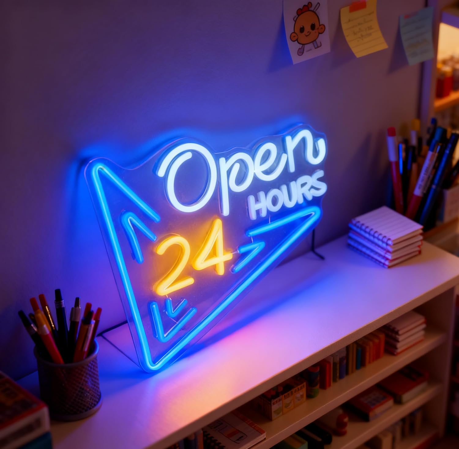 Insegna al Neon LED Aperta 24  - Decor Lighting Opening Hours recensione e prezzo