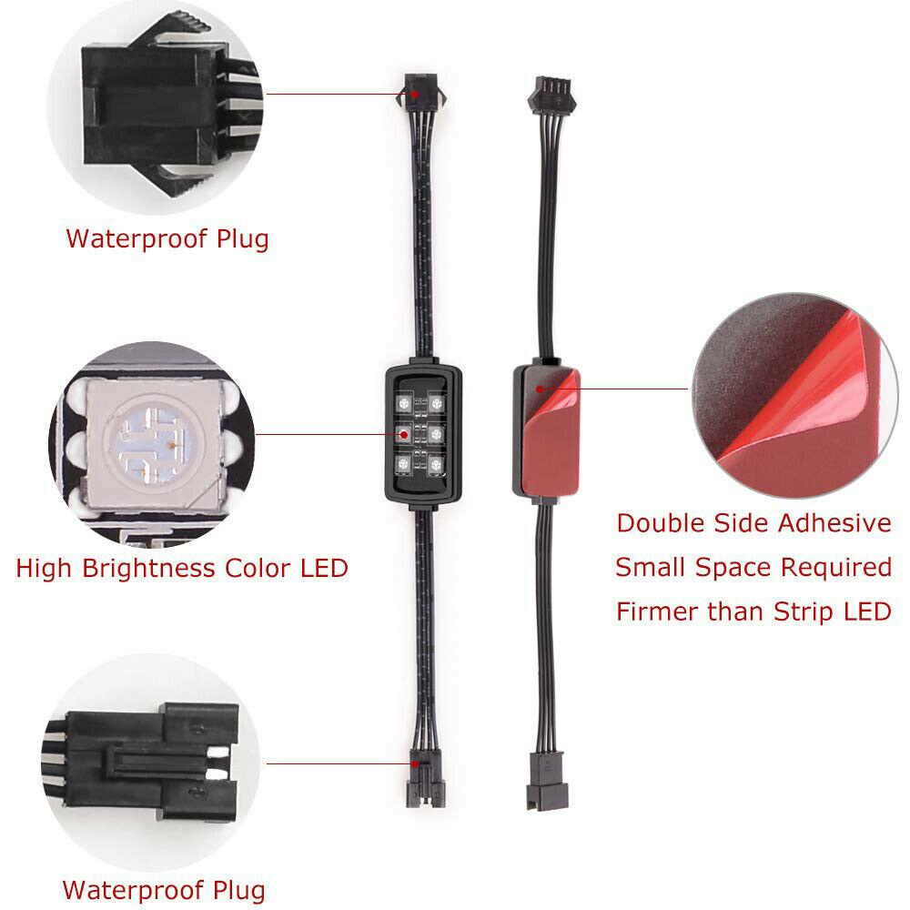 Niscarda Auto Moto RGB LED Int - Lighting Bolt Decor recensione e prezzo