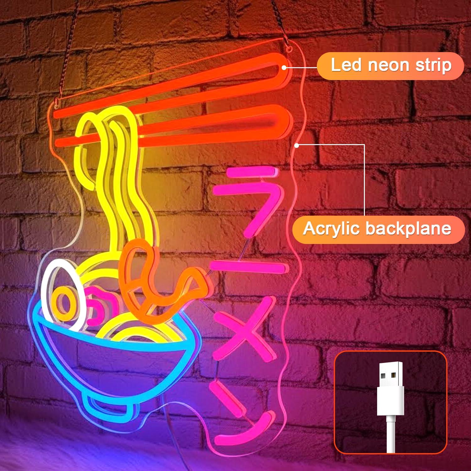 Insegna al Neon LED per Ramen, - Lighting Decor For Room recensione e prezzo