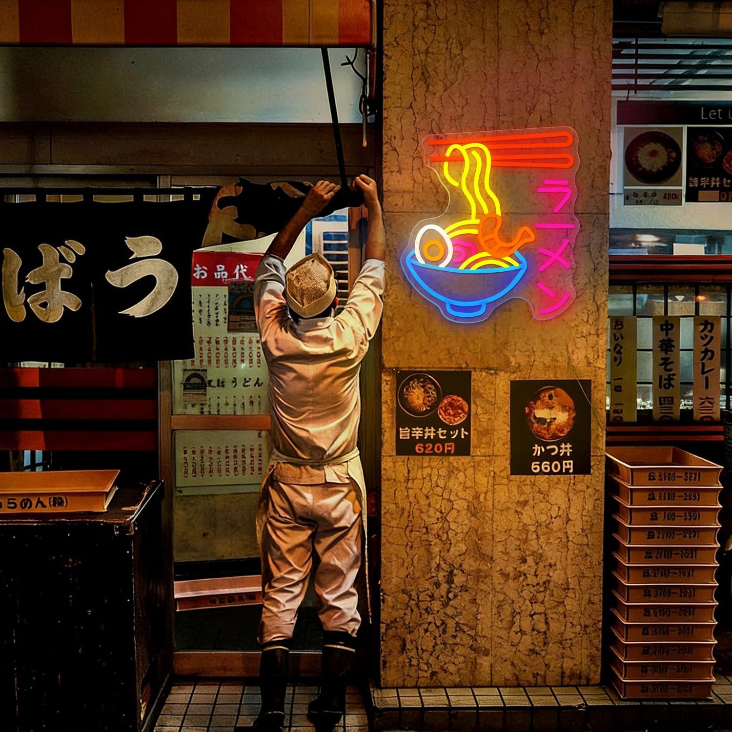 Insegna al Neon LED per Ramen, - Lighting Decor For Room recensione e prezzo