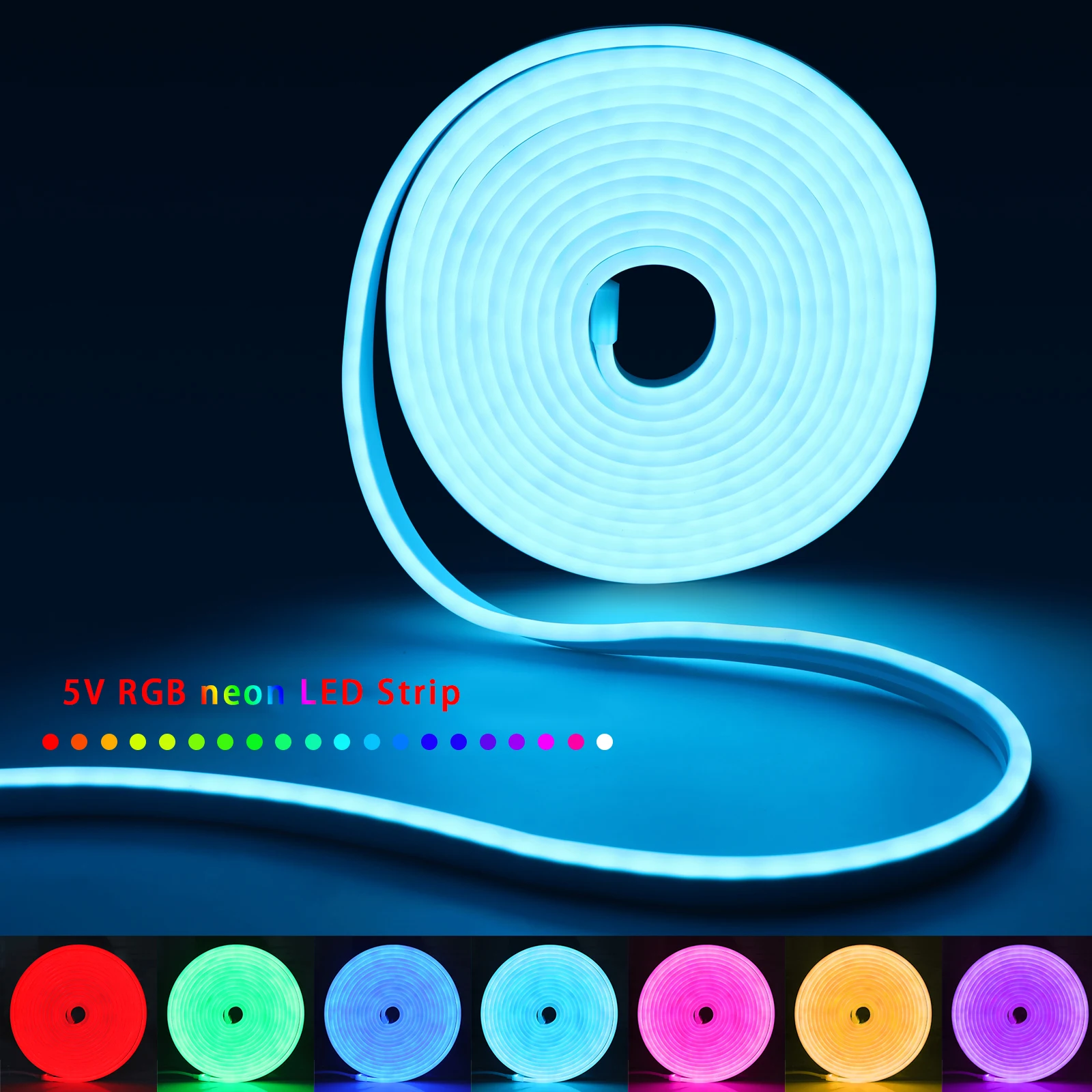 1-5m RGB LED Neon Strip Light  - Lighting Decoration Ideas recensione e prezzo